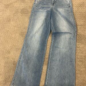 Judy Blue Classic Blue Wide-Leg Women Jeans